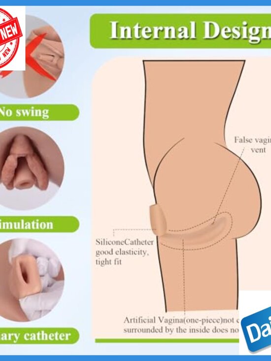 Silicone Bodysuit with Fake Breastplate Vagina for Crossdresser Transgender - Picture 4 of 7